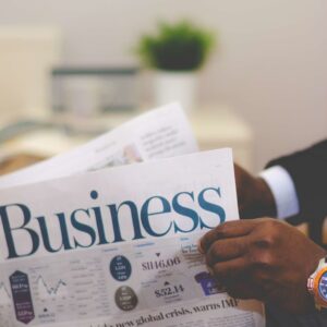looking at Business paper